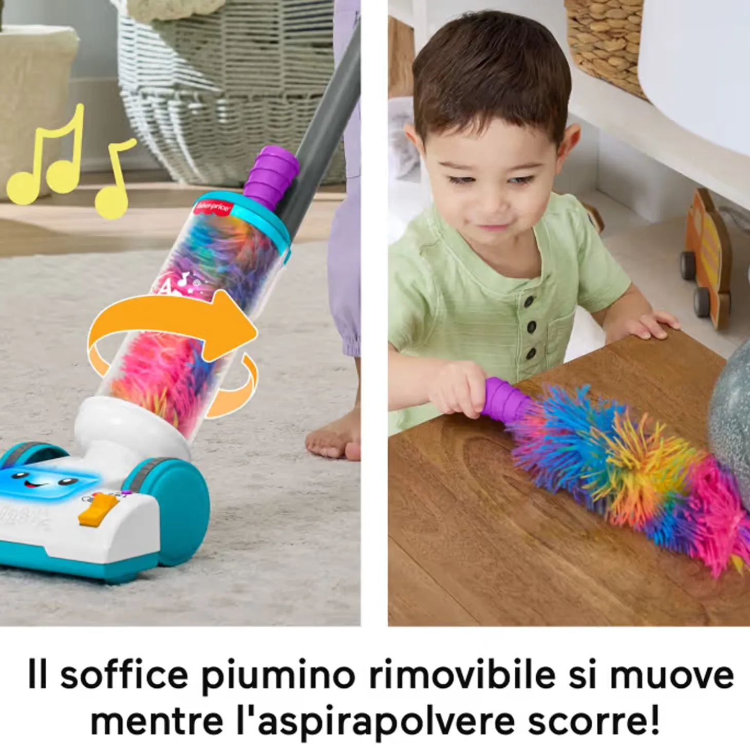 Aspirapolvere 2 In 1 Ridi E Impara JMM34