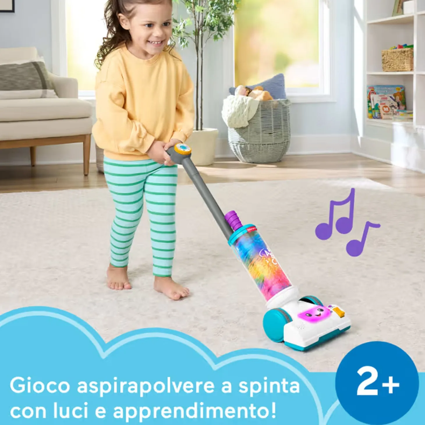 Aspirapolvere 2 In 1 Ridi E Impara JMM34