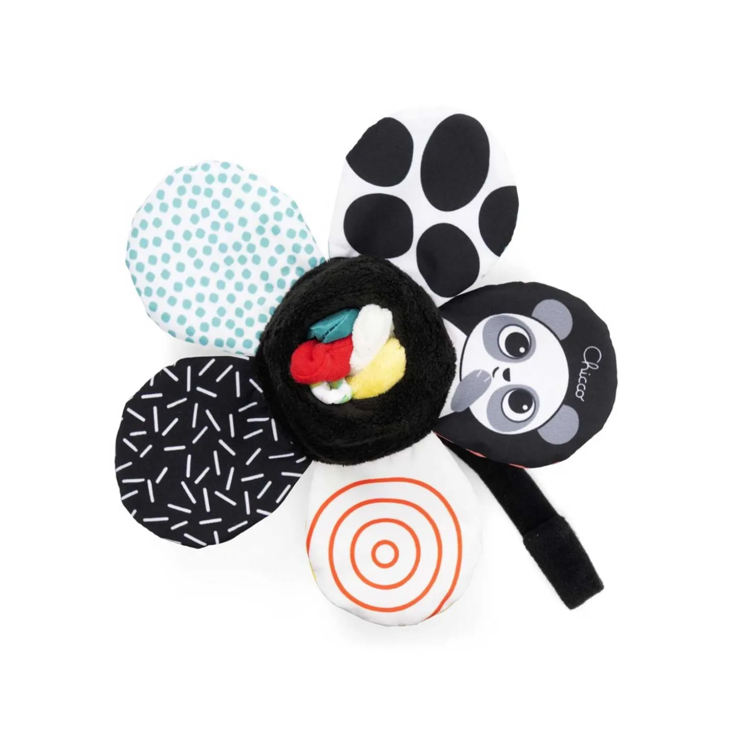 Baby Sense & Focus Fiore Bianco E Nero