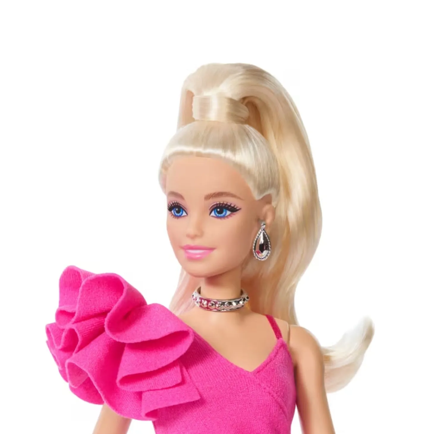 Barbie Fashionista Deluxe Style Bionda Vestito Fucsia JJN73