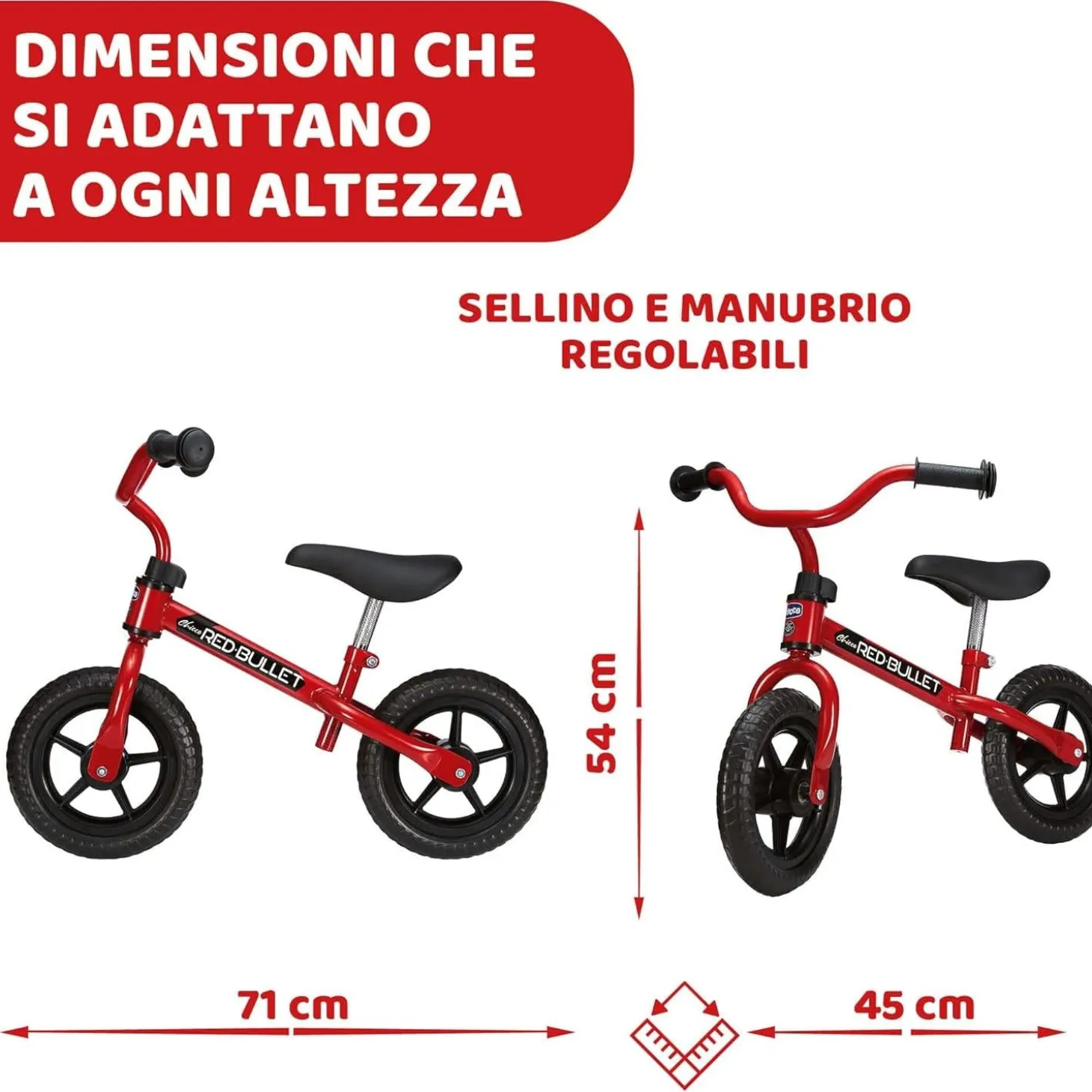 Bicicletta senza pedali Balance Bike