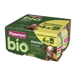 BIO Omogeneizzato Carne Manzo: Confezione 4x80 gr
