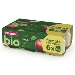 BIO Omogeneizzato Frutta Mela: Confezione 6x80 gr