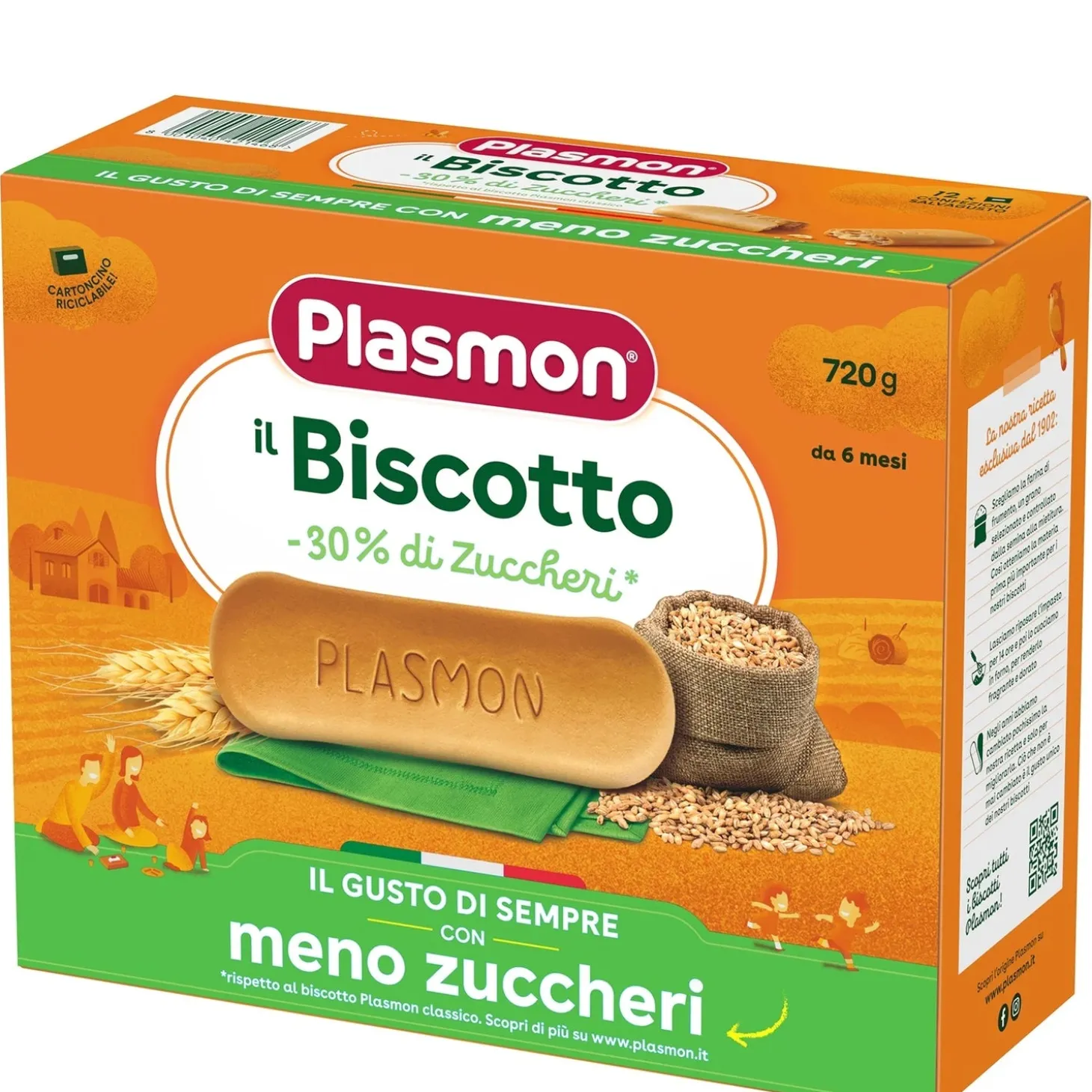 Biscotto 30 Zucchero: Confezione 720 gr