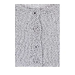 Bolero in Tricot color Argento Bambina Junior
