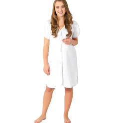 Camicia Da Parto Bamboo Mezza Manica Avorio