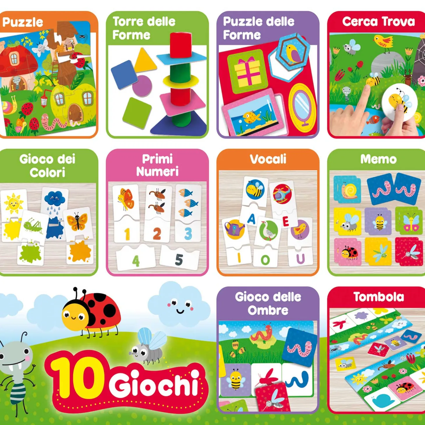 Carotina Baby Raccolta Giochi Educativi