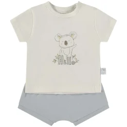 Completo 2 Pezzi Maglietta + Pantaloncino Celeste 160436
