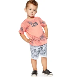 Completo Tropicale Maglietta + Bermuda Baby Bambino