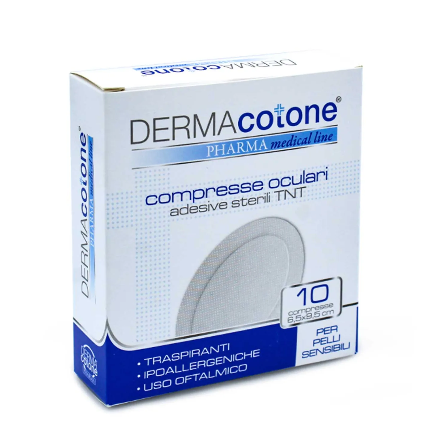 Compresse Oculari Sterili Tnt 6,5X9,5 10 Pezzi