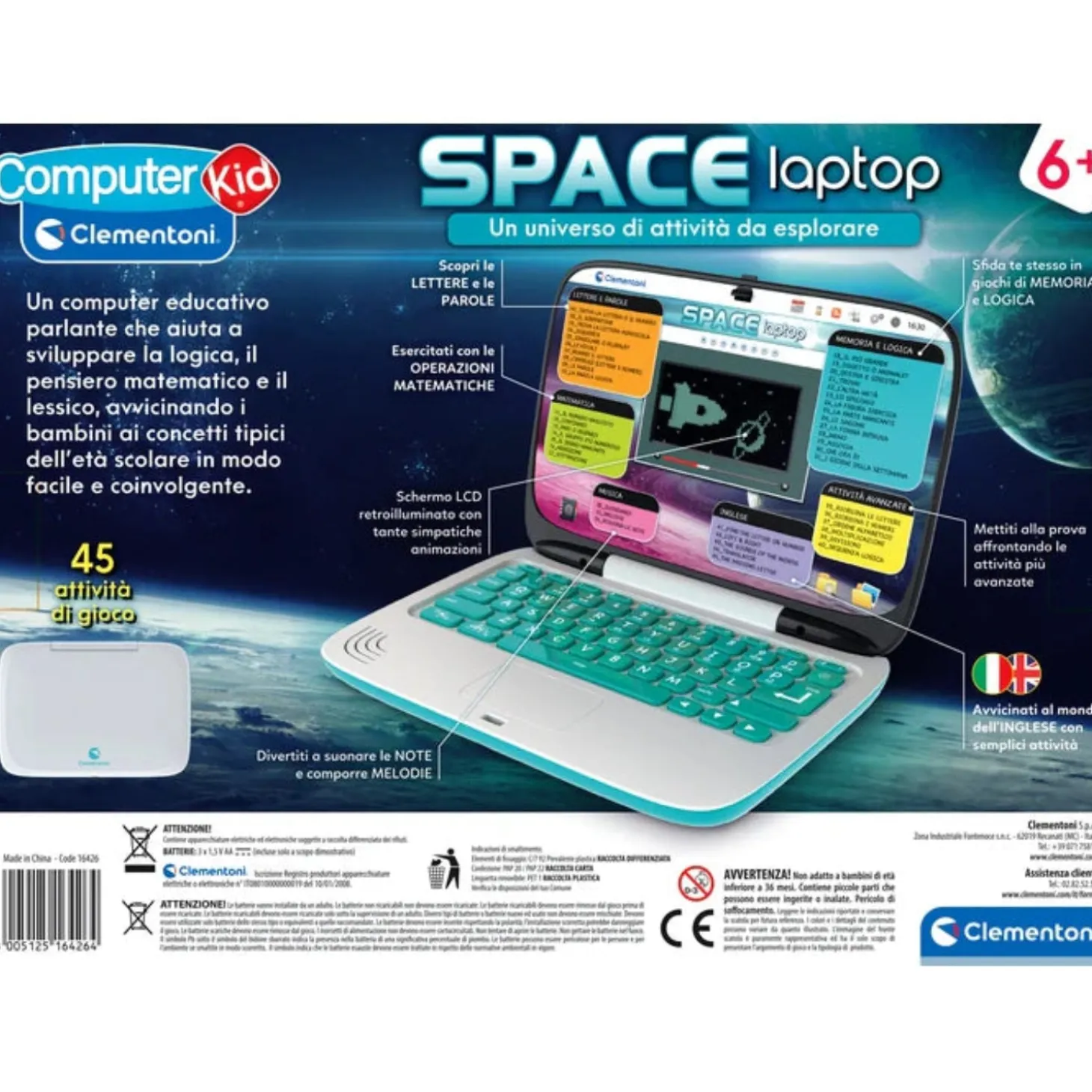 Computer Kid Space Laptop 16426