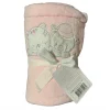 Coperta Jersey Letto Ricamata Arrotolata