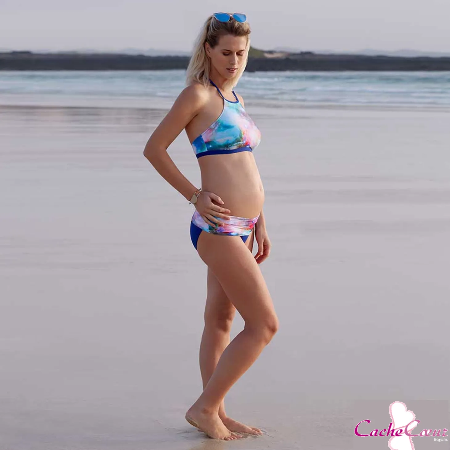 Costume Da Bagno Maternita Bikini Modello Galaxy