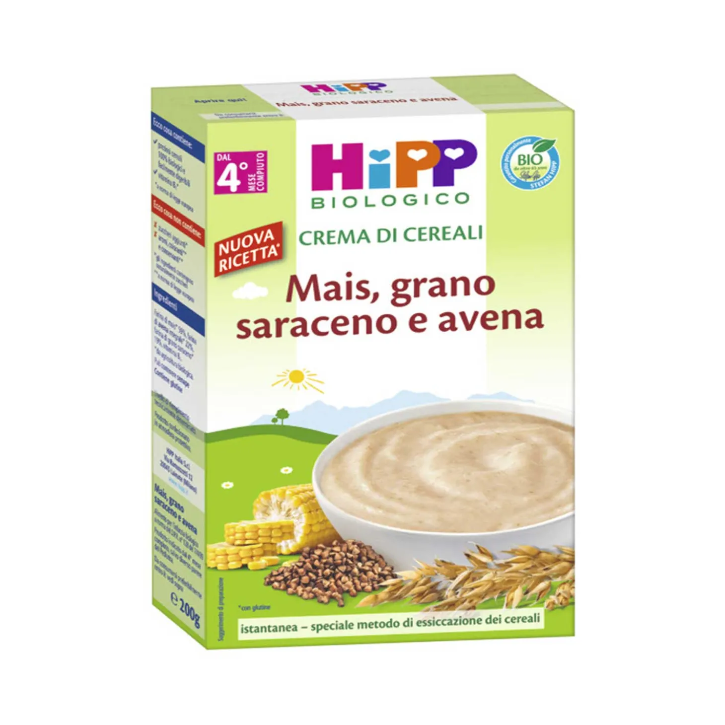 Crema Mais Con Grano Saraceno E Avena: Confezione 200 gr
