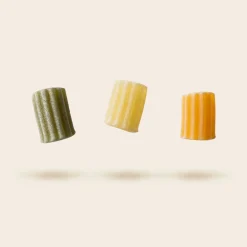 Ditalini Pasta Tricolore Al Pomodoro e Spinaci: Confezione 200 gr