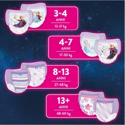 DryNites Mutandine per femmine taglia 13+ (9 pezzi)