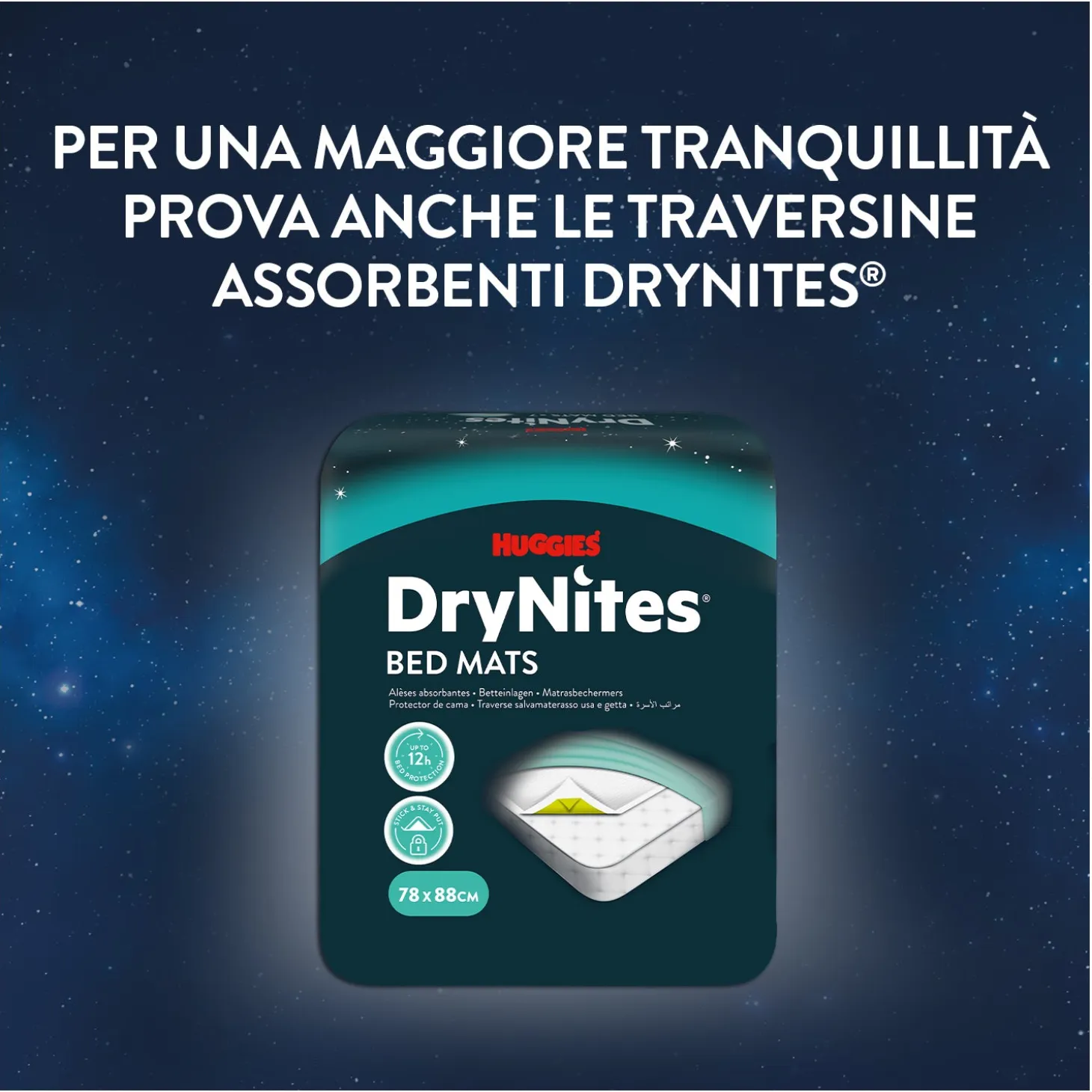 DryNites Mutandine per maschi taglia 8 13 (9 pz)
