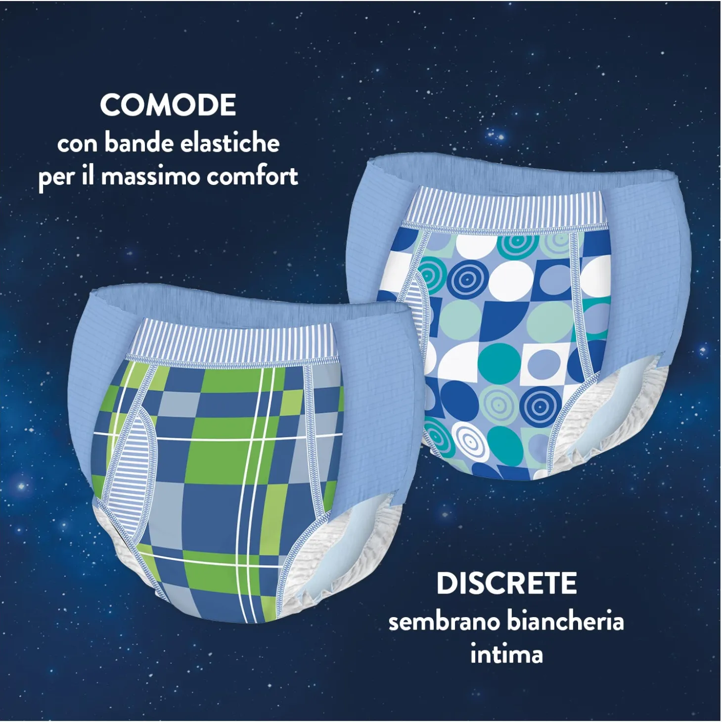 DryNites Mutandine per maschi taglia 8 13 (9 pz)