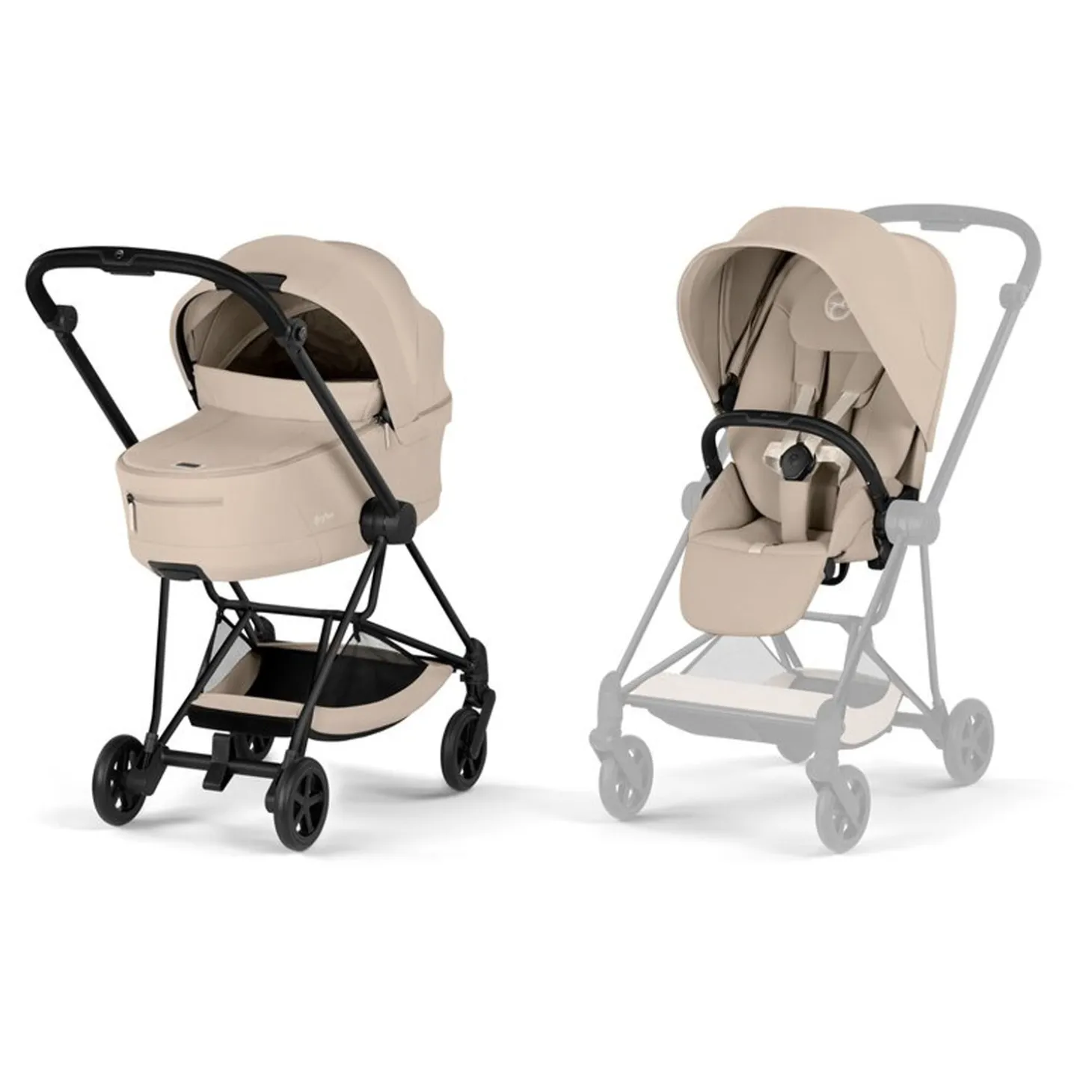 Duo Mios Comfort: Passeggino + Navicella Richiudibile