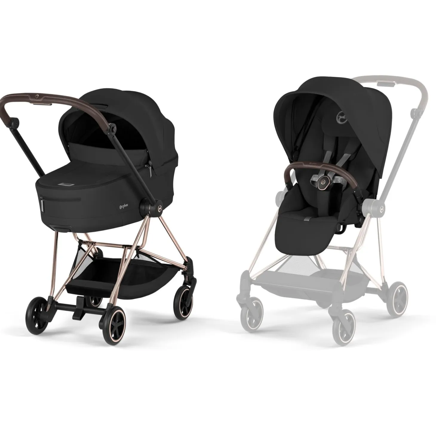 Duo Mios Comfort: Passeggino + Navicella Richiudibile