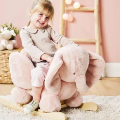 Fanfan Dondolo Elefante Rosa Ps26 C