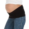 Fascia Pancia Gravidanza Fibra Tencel™ Nero
