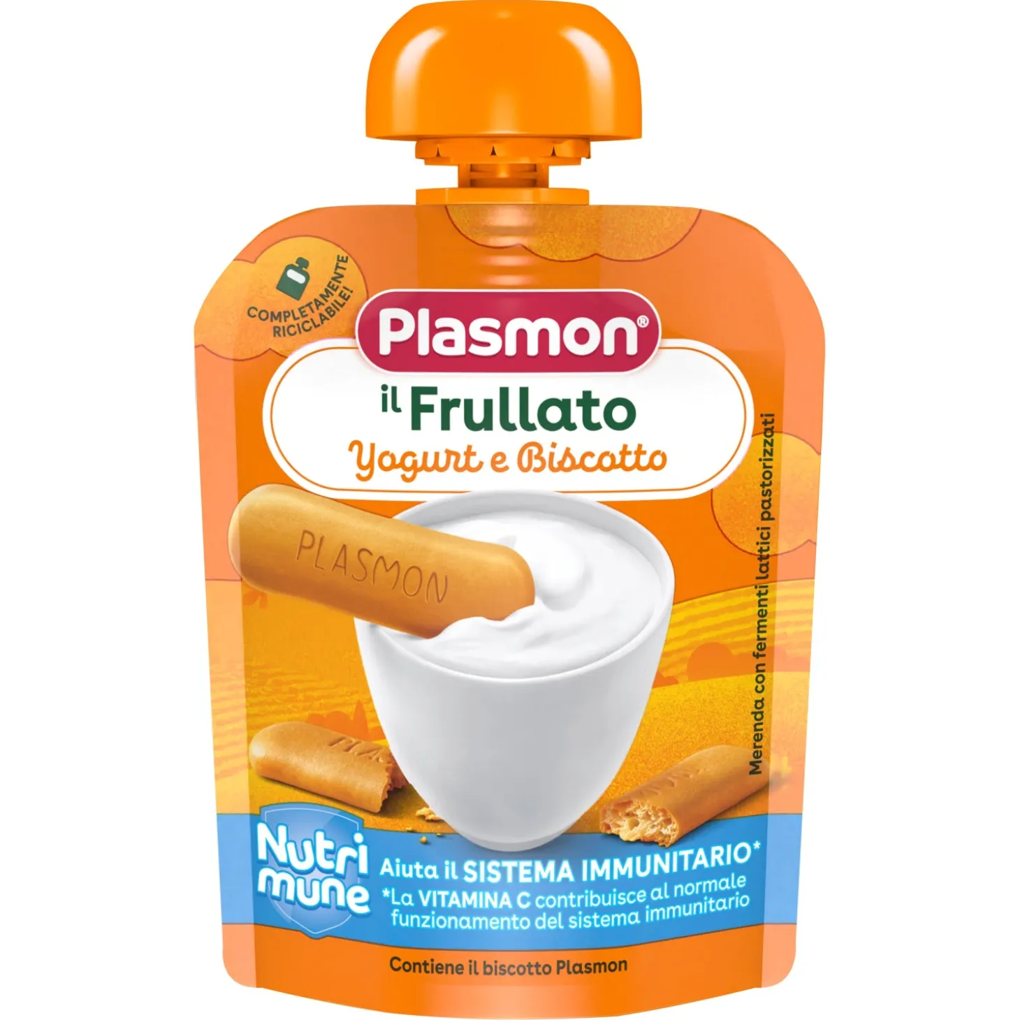 Frullati Nutrimune Biscotto & Yogurt: Confezione 85 gr