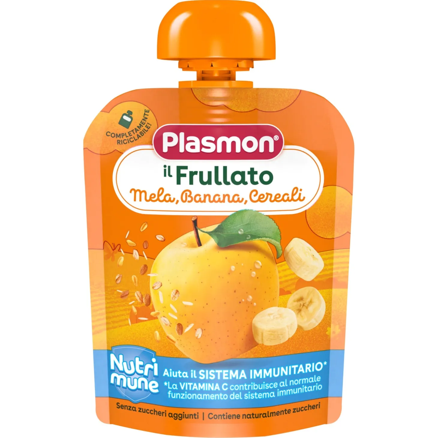 Frullati Nutrimune Cereali Mela Banana: Confezione 85 gr