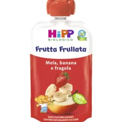 Frutta Frullata Mela Banana Fragola: Confezione 90 gr