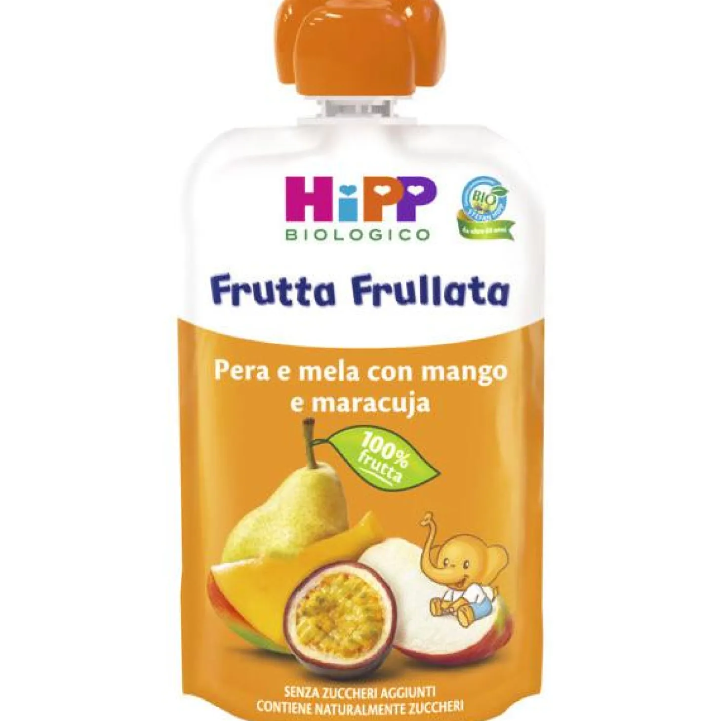 Frutta Frullata Pera Mela Mango Maracuja: Confezione 90 gr
