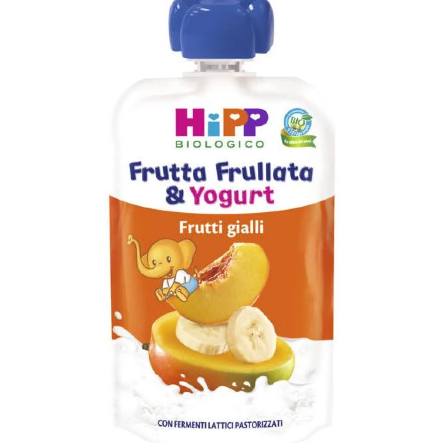 Frutta Frullata Pesca Banana Mango Mela & Yogurt: Confezione 90 gr