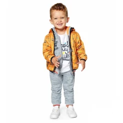 Giubbotto Fantasia Arancione Baby Bambino