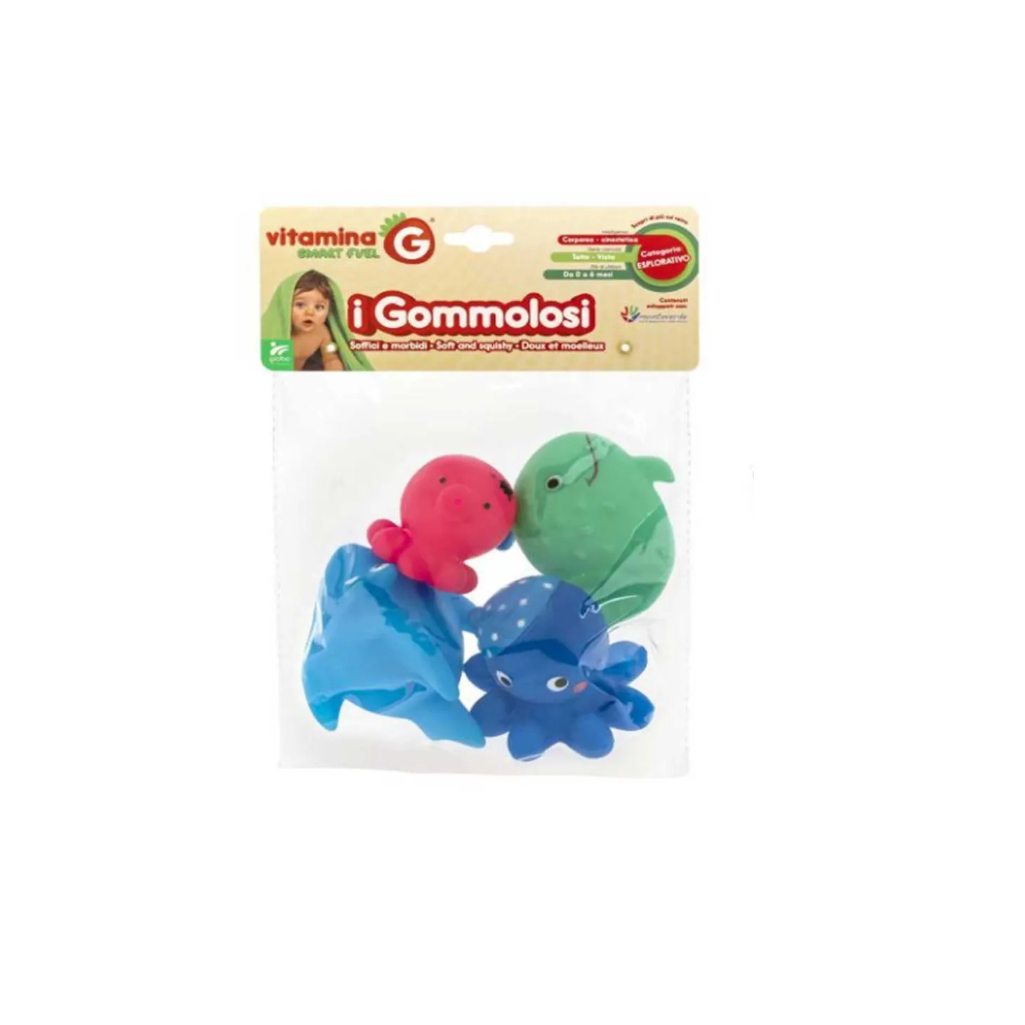 Gommolosi Animali Marini 4 Pezzi