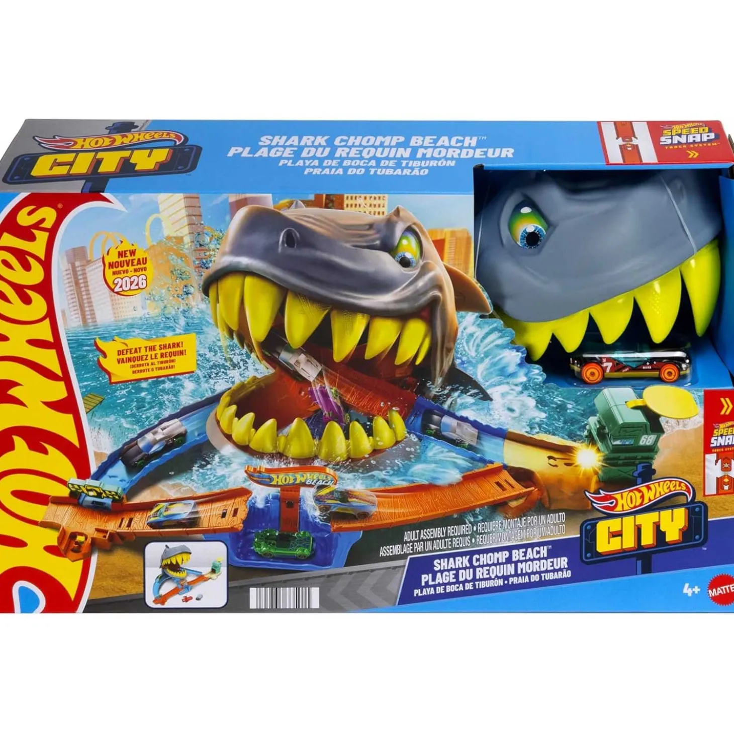 Hot Wheels Attacco Del Mega Squalo JHL96