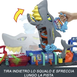 Hot Wheels City Autolavaggio Mega Squalo HTN82