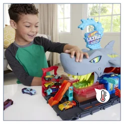 Hot Wheels City Autolavaggio Mega Squalo HTN82