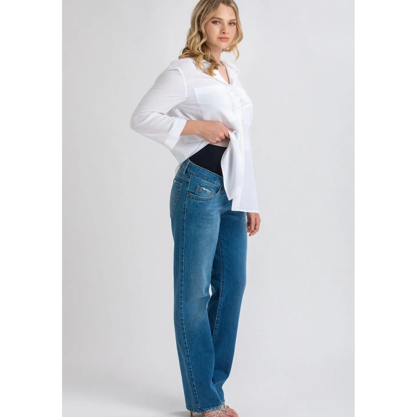 Jeans Premaman a Gamba Dritta
