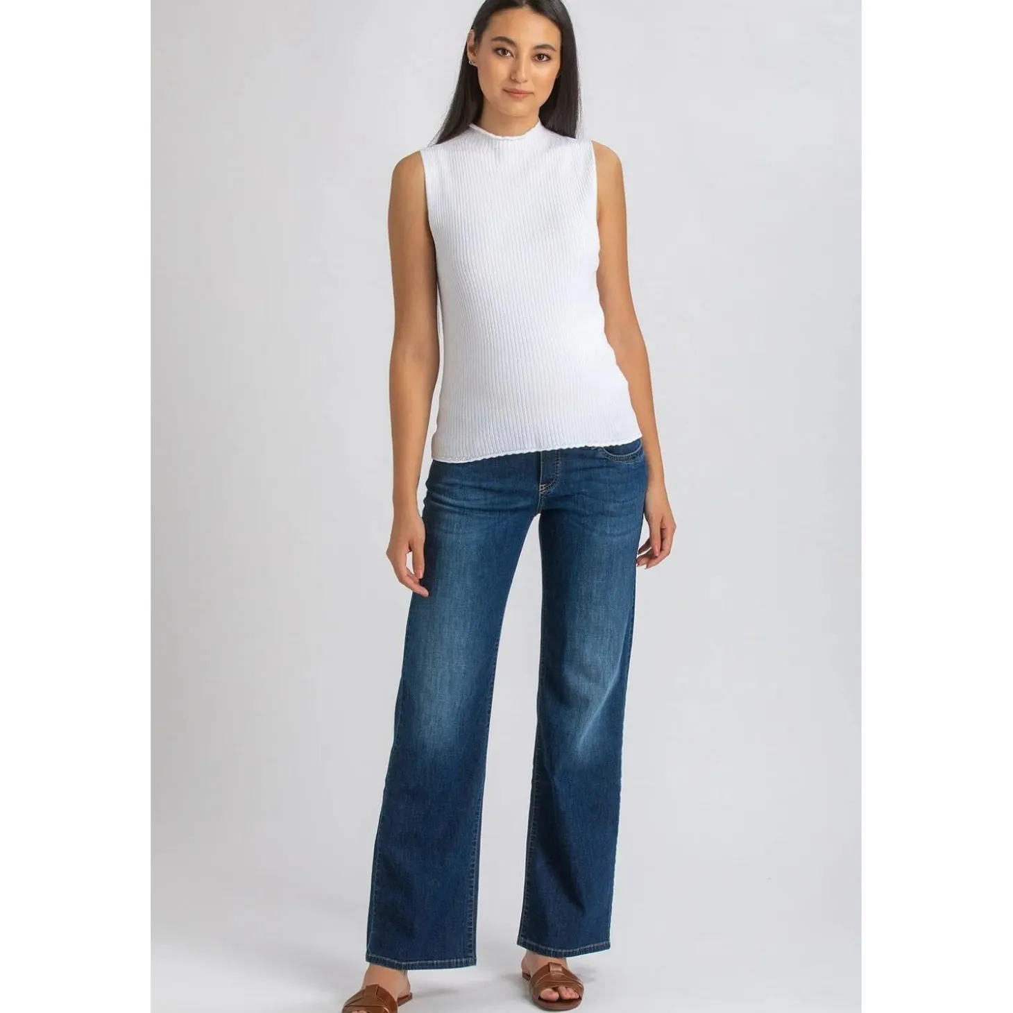 Jeans Premaman a Gamba Larga