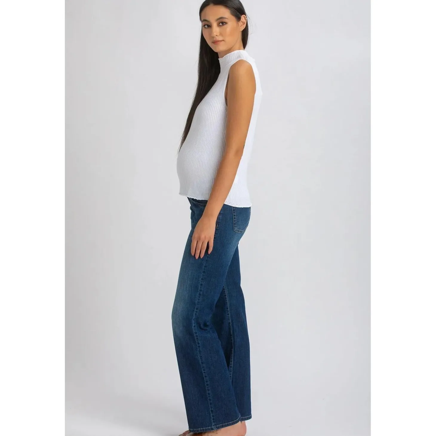 Jeans Premaman a Gamba Larga