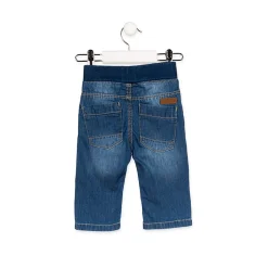 Jeans Taglio Dritto con Elastico Baby Bambino