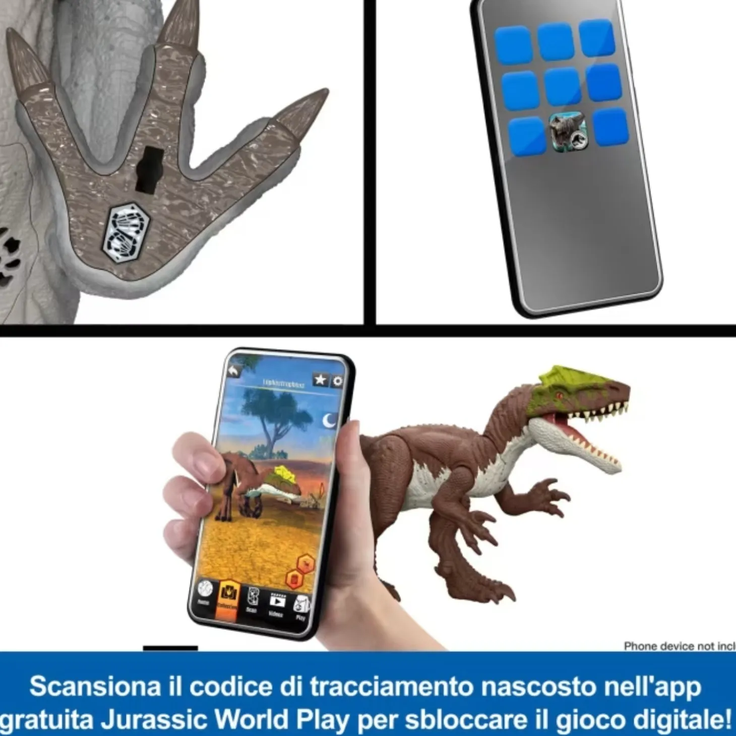 Jurassic World Carnotauro Carica E Attacca JKG85