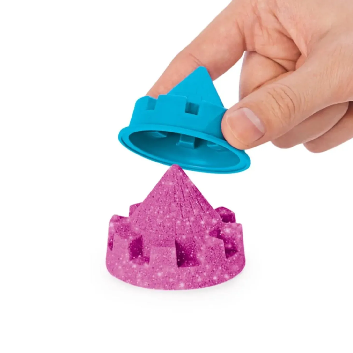 Kinetic Sand Playset Castello Di Sabbia Shimmer Rosa