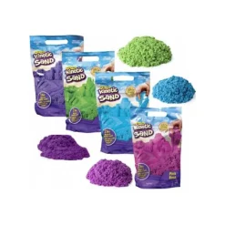Kinetic Sand: Sacchetto con 900Gr di Sabbia Cinetica Colorata