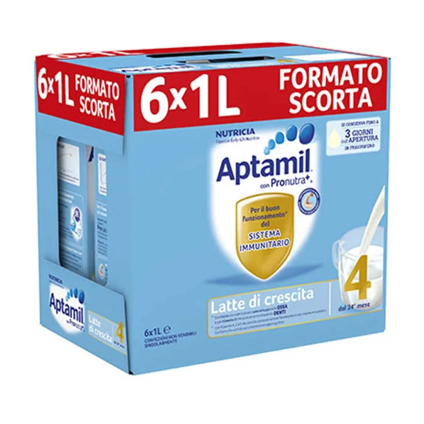 Latte Liquido 4: Confezione 6x1000 ML
