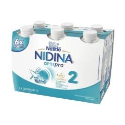 Latte Liquido Nidina 2: Confezione 6x500 ML
