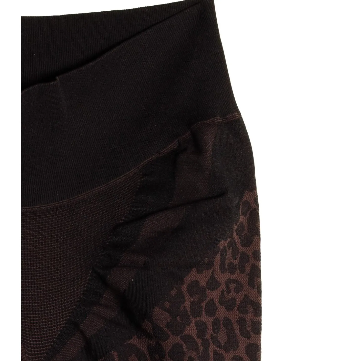 Leggings Premaman Leo Tabacco Con Fascia Di Sostegno