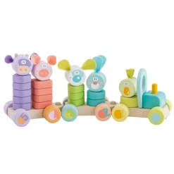Legno Impilabile Trenino Forme & Numeri