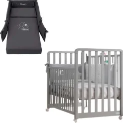 Lettino Glam 9 In 1 + Materasso + Completo Piumone Glammy