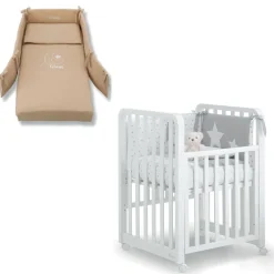 Lettino Glam 9 In 1 + Materasso + Completo Piumone Glammy
