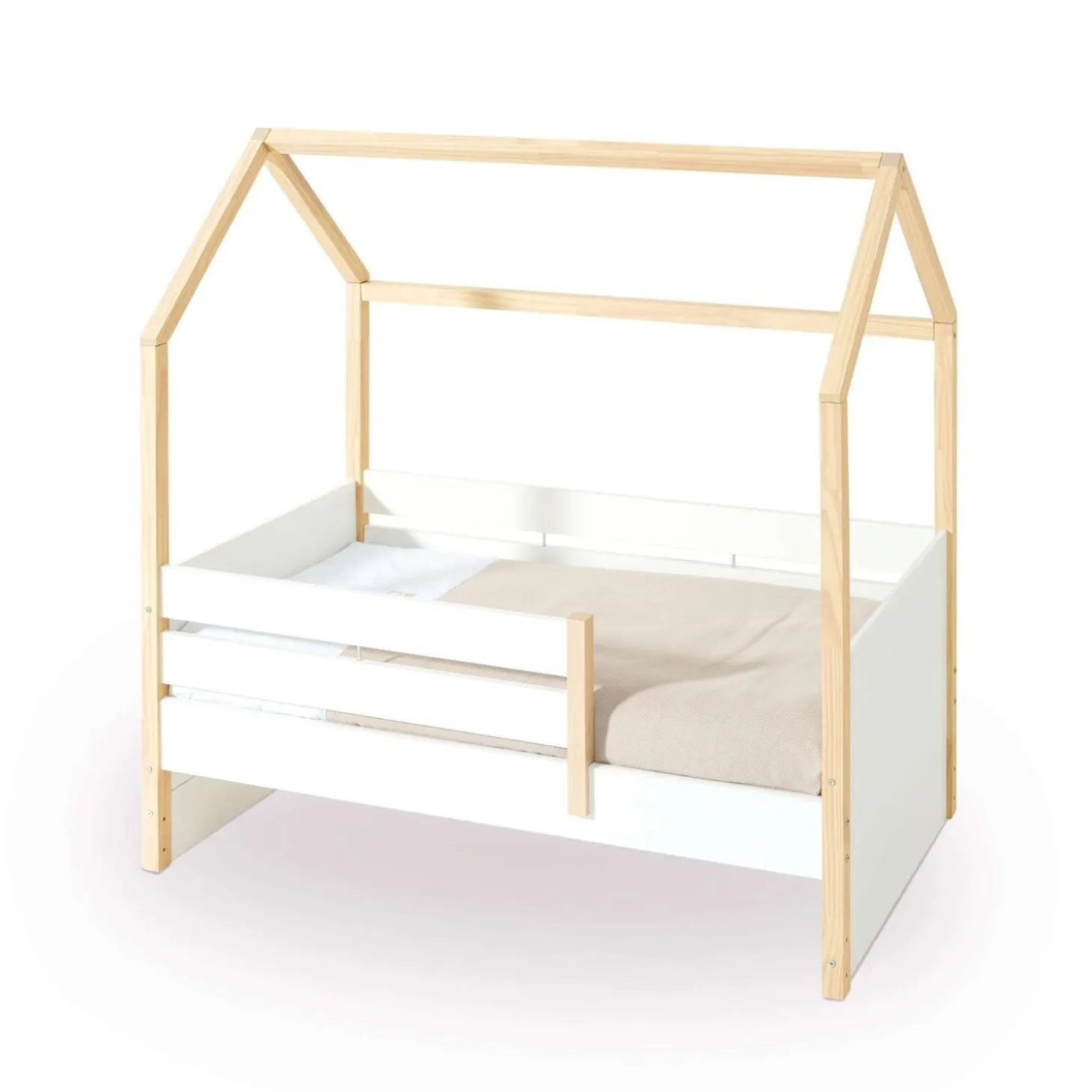 Letto Montessori a Casetta Sogni 70x140 cm Con Cassetti